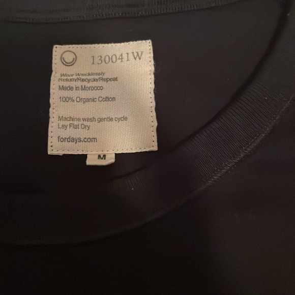 Men’s medium black pullover crew - Picture 3 of 3